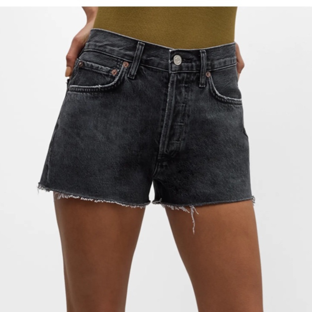 AGOLDE
Parker Vintage Cut-Off Denim Shorts